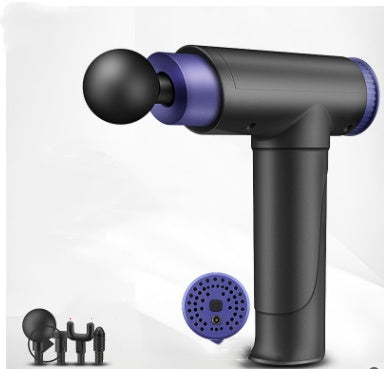 Fitness Electric Muscle Relaxer Massager | Handheld Percussion Massage Gun with 4 Heads for Back, Legs, Waist & Full Body Relief