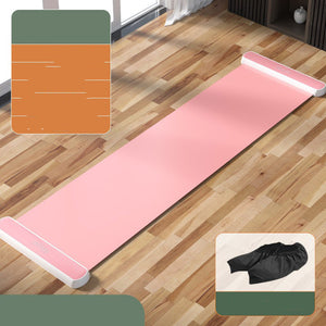 Women’s Indoor Sliding Fitness Mat | Core & Full Body Workout Trainer | Portable, Non-Slip Exercise Mat for Home Gym & Weight Loss
