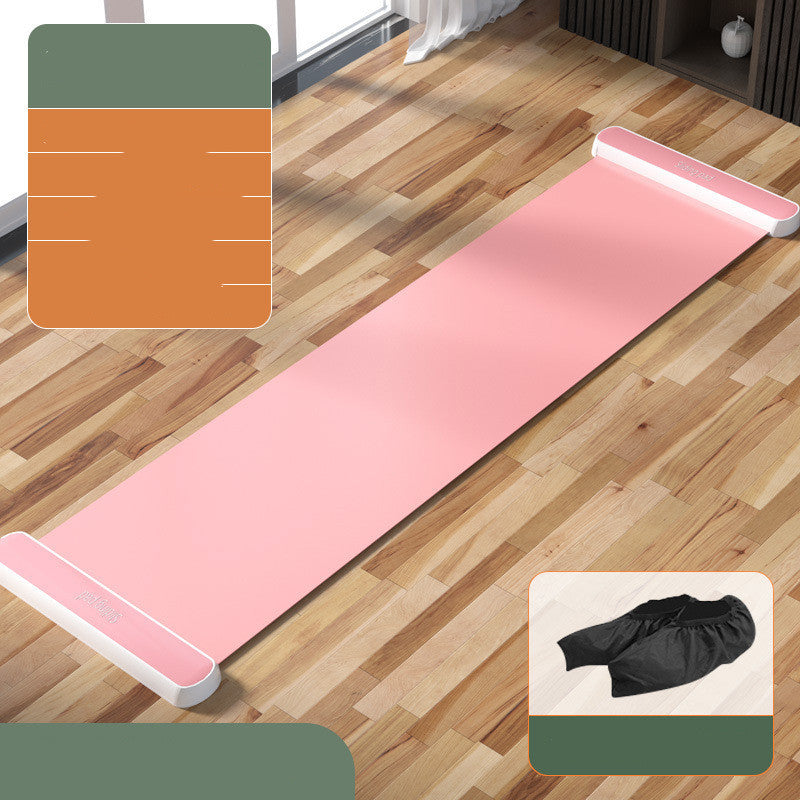 Women’s Indoor Sliding Fitness Mat | Core & Full Body Workout Trainer | Portable, Non-Slip Exercise Mat for Home Gym & Weight Loss