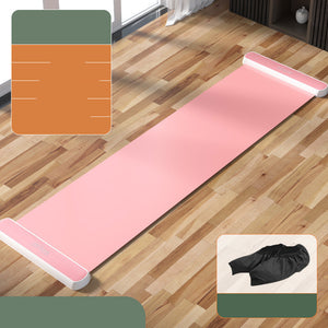 Women’s Indoor Sliding Fitness Mat | Core & Full Body Workout Trainer | Portable, Non-Slip Exercise Mat for Home Gym & Weight Loss