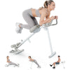 Pro Max 4-in-1 Home Gym Fitness Equipment | Rowing Machine, Leg Press, Ab Glider & Roman Chair for Full Body Strength & Core Training
