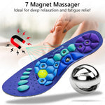 Medical Magnetic Insole Therapy | Orthopedic Acupressure Sports Insoles for Foot Massage, Weight Loss & Anti-Fatigue Support
