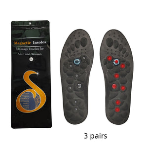 Medical Magnetic Insole Therapy | Orthopedic Acupressure Sports Insoles for Foot Massage, Weight Loss & Anti-Fatigue Support