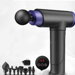 Fitness Electric Muscle Relaxer Massager | Handheld Percussion Massage Gun with 4 Heads for Back, Legs, Waist & Full Body Relief