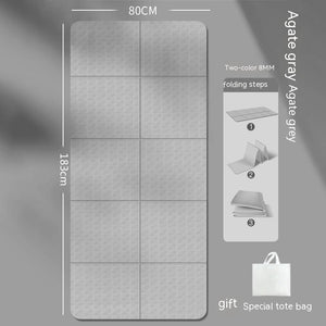 Folding Yoga Mat | Portable Non-Slip TPE Mat for Yoga, Pilates, Meditation & Fitness – Multiple Colors & Thickness Options
