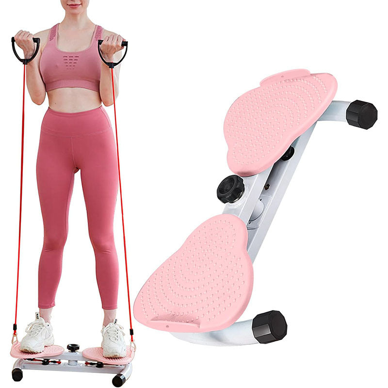 Waist Twist Exercise Machine | Core Ab & Weight Loss Trainer with Foot Massage | Quiet Home Gym Fitness Equipment for Men & Women