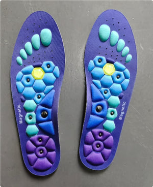 Medical Magnetic Insole Therapy | Orthopedic Acupressure Sports Insoles for Foot Massage, Weight Loss & Anti-Fatigue Support