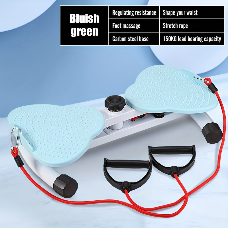Waist Twist Exercise Machine | Core Ab & Weight Loss Trainer with Foot Massage | Quiet Home Gym Fitness Equipment for Men & Women