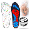 Medical Magnetic Insole Therapy | Orthopedic Acupressure Sports Insoles for Foot Massage, Weight Loss & Anti-Fatigue Support