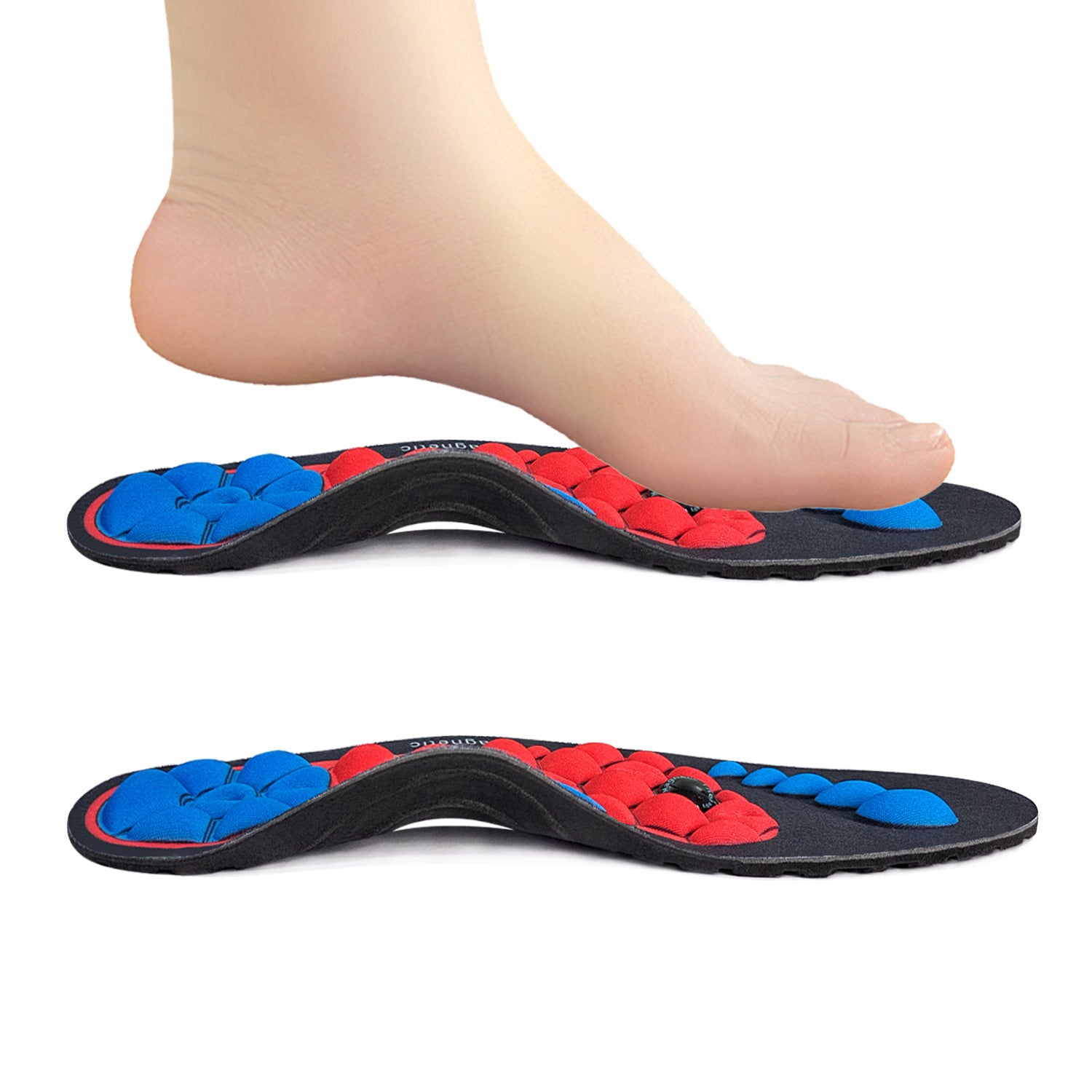 Medical Magnetic Insole Therapy | Orthopedic Acupressure Sports Insoles for Foot Massage, Weight Loss & Anti-Fatigue Support